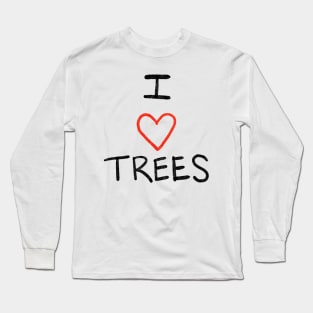 I Heart Trees Long Sleeve T-Shirt